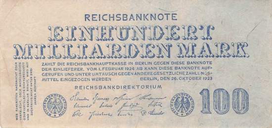 100 Milliarden Mark